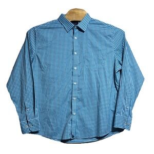 Untuckit Long Sleeve Button Up Check Shirt Mens XXL Nylon Spandex 40125
